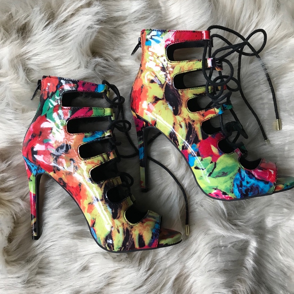 colorful heels